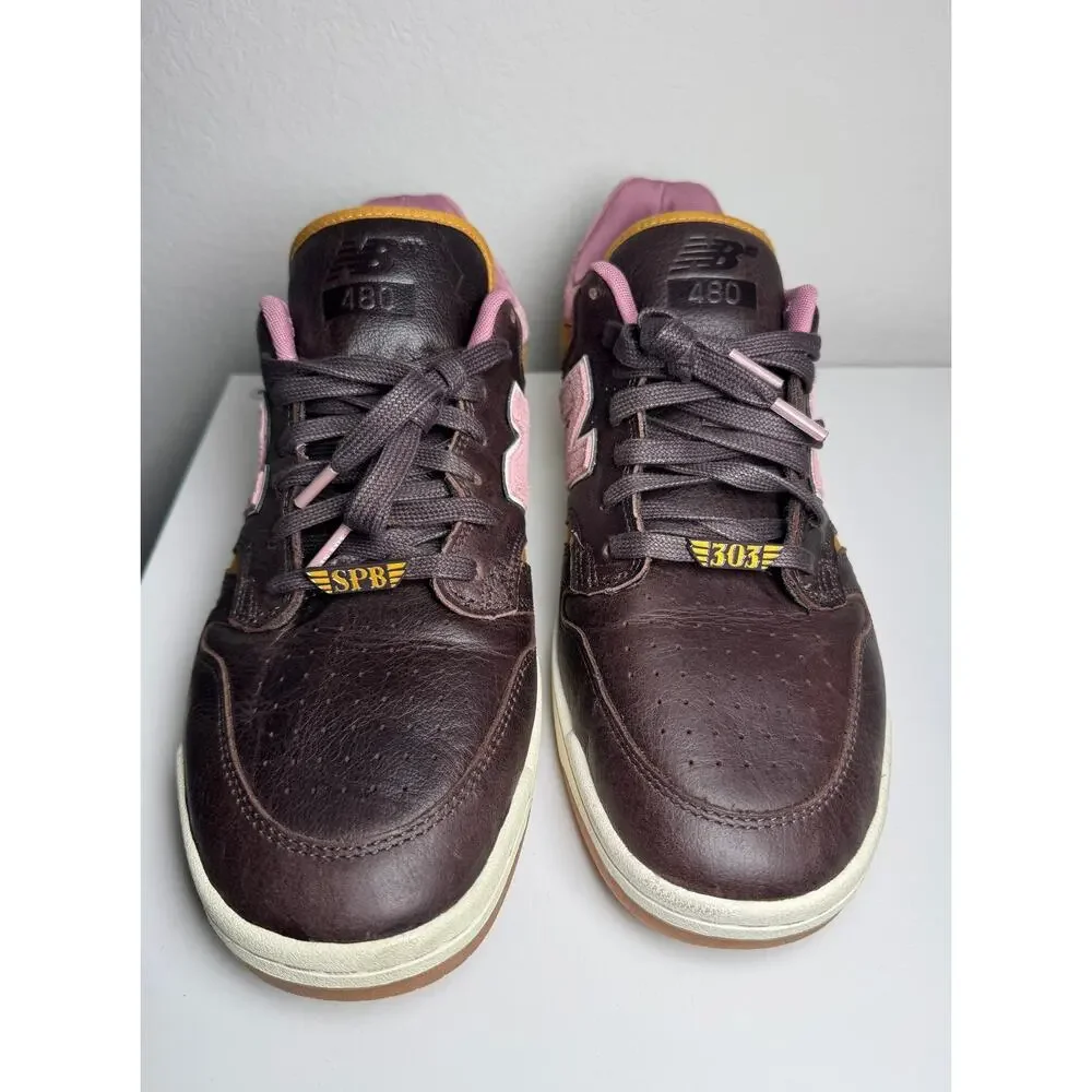 New Balance 480 x 303 Boards x Jeremy Fish Silly Pink Bunnies Size 14